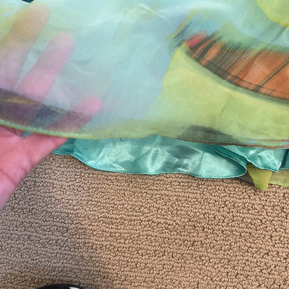 Gorgeous Chiffon Floor Length Prom Dress - Sz 3/4 - Picture 8 of 8